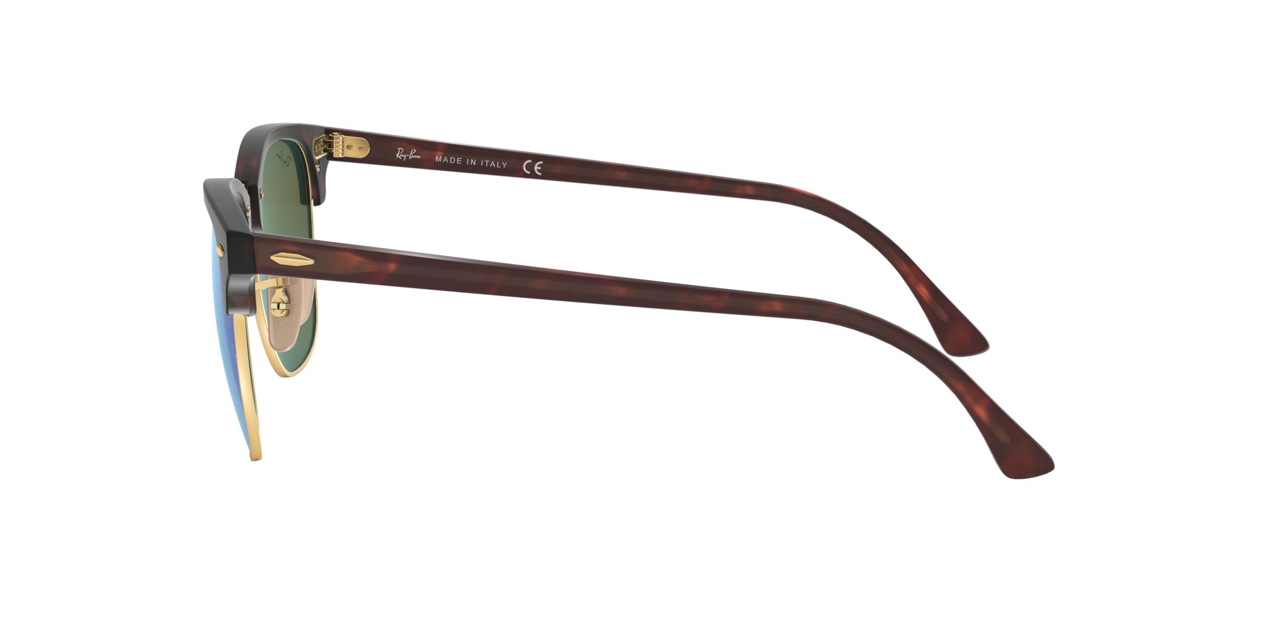 Ray Ban Unisex Clubmaster Browline Sunglasses