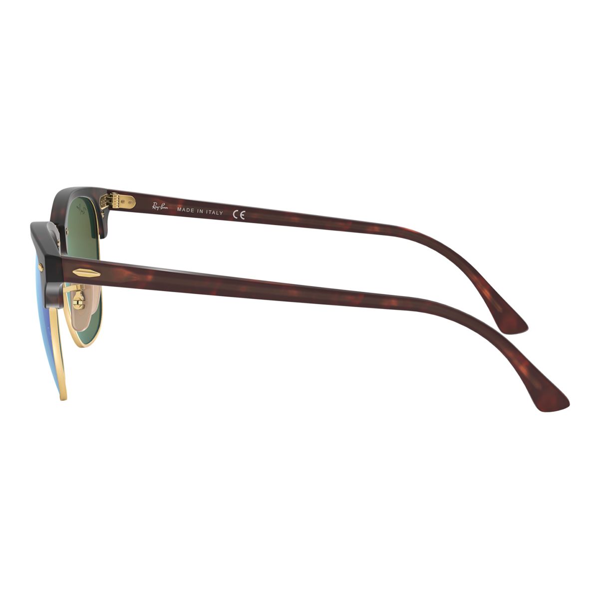 Ray Ban Unisex Clubmaster Browline Sunglasses