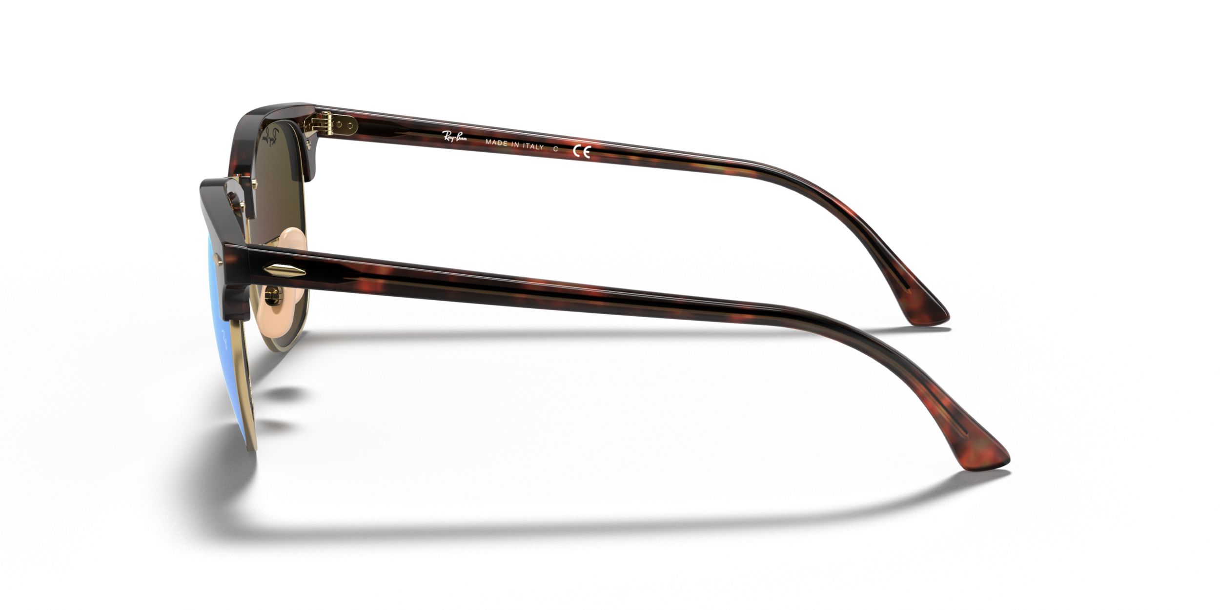 Ray Ban Unisex Clubmaster Browline Sunglasses