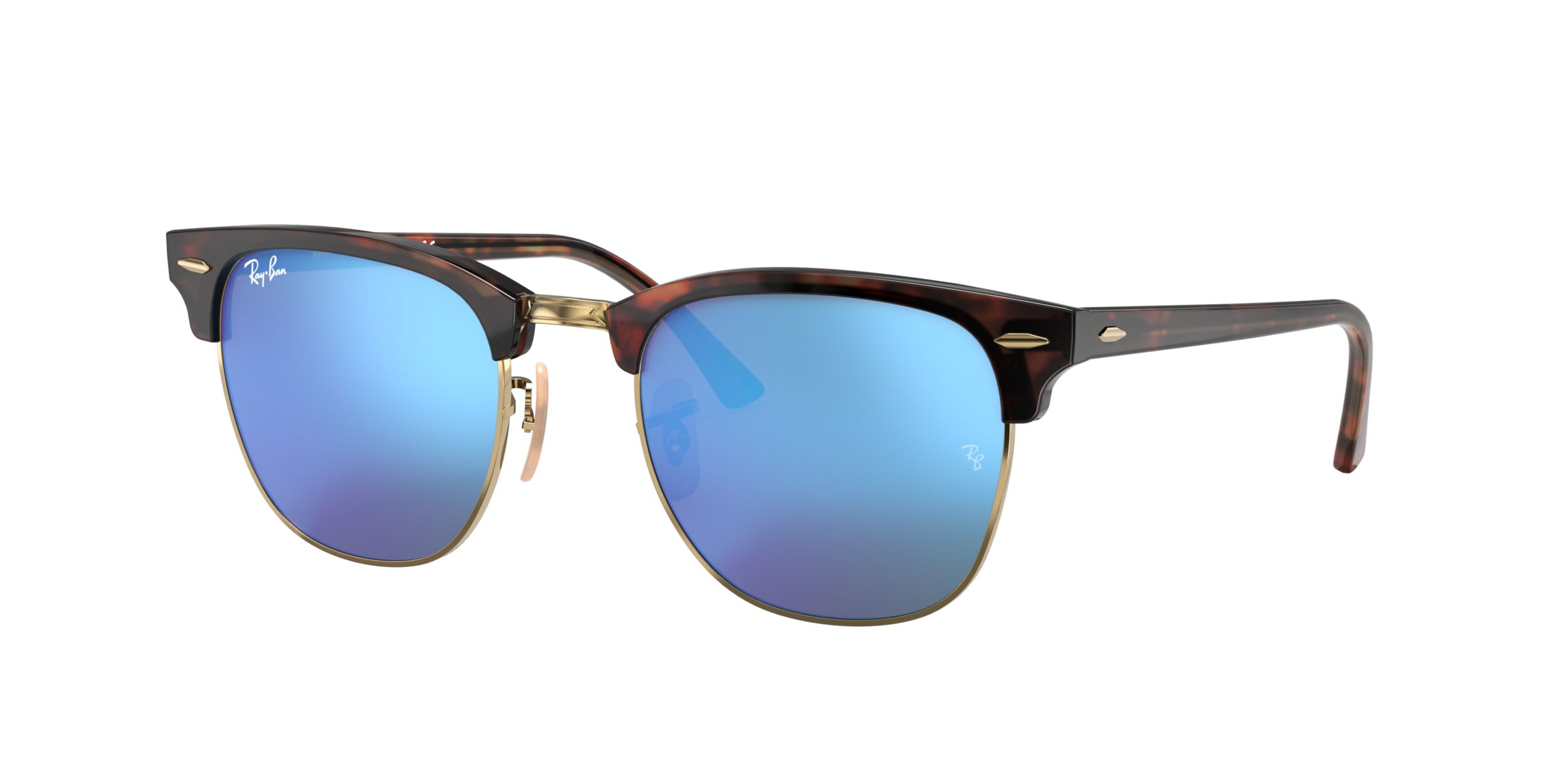 Ray Ban Unisex Clubmaster Browline Sunglasses