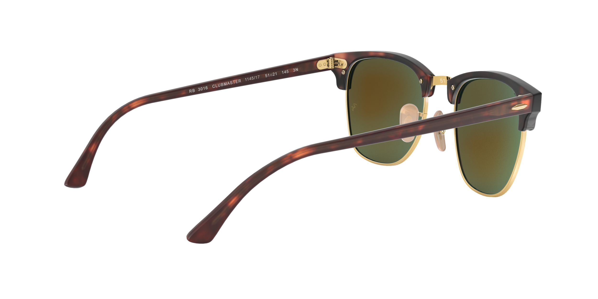 Ray Ban Unisex Clubmaster Browline Sunglasses