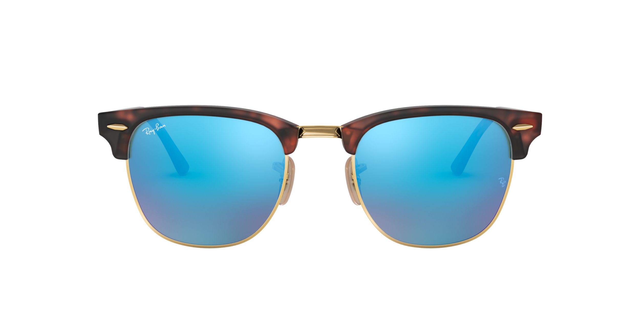 Ray Ban Unisex Clubmaster Browline Sunglasses