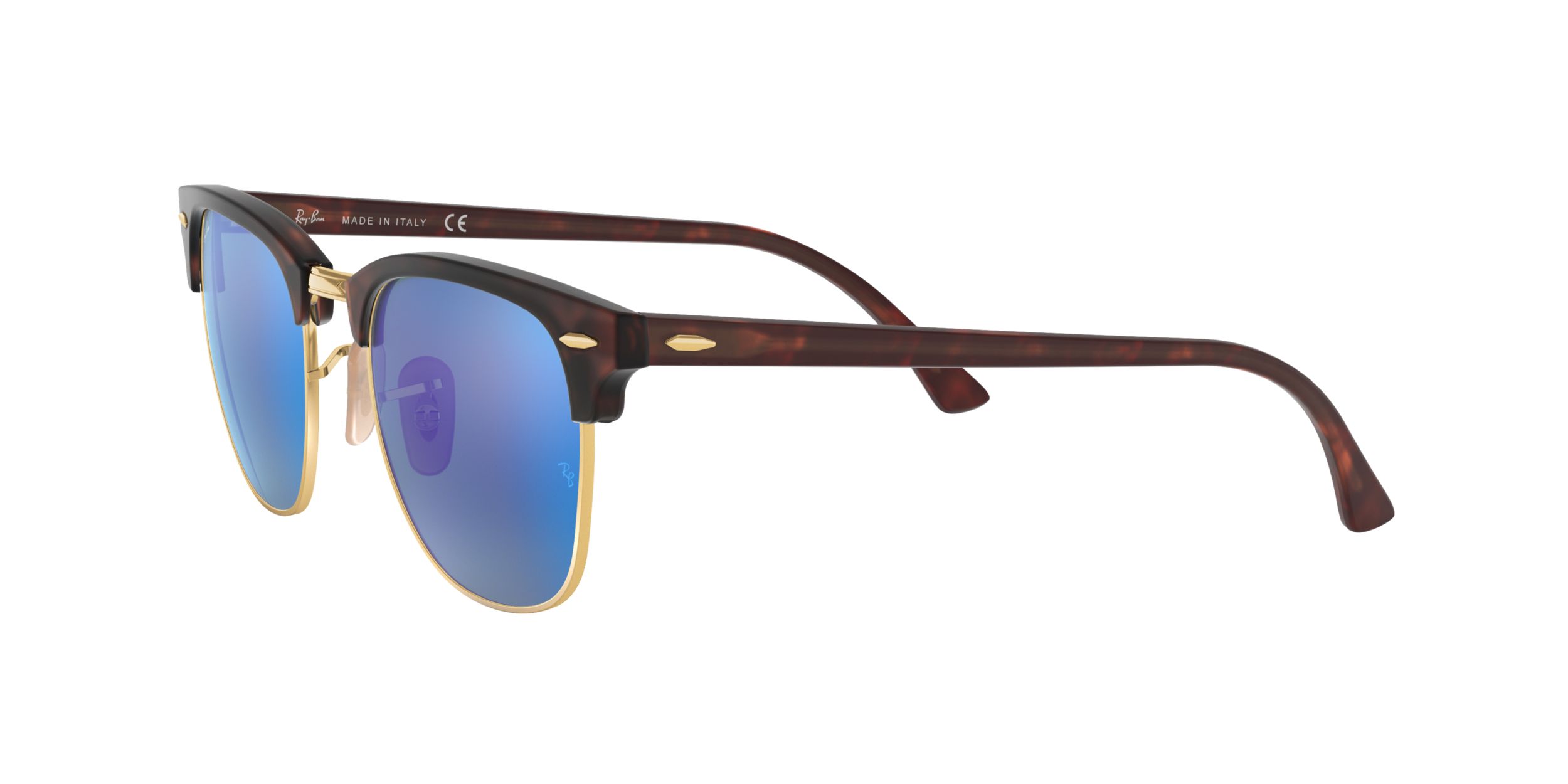 Ray Ban Unisex Clubmaster Browline Sunglasses