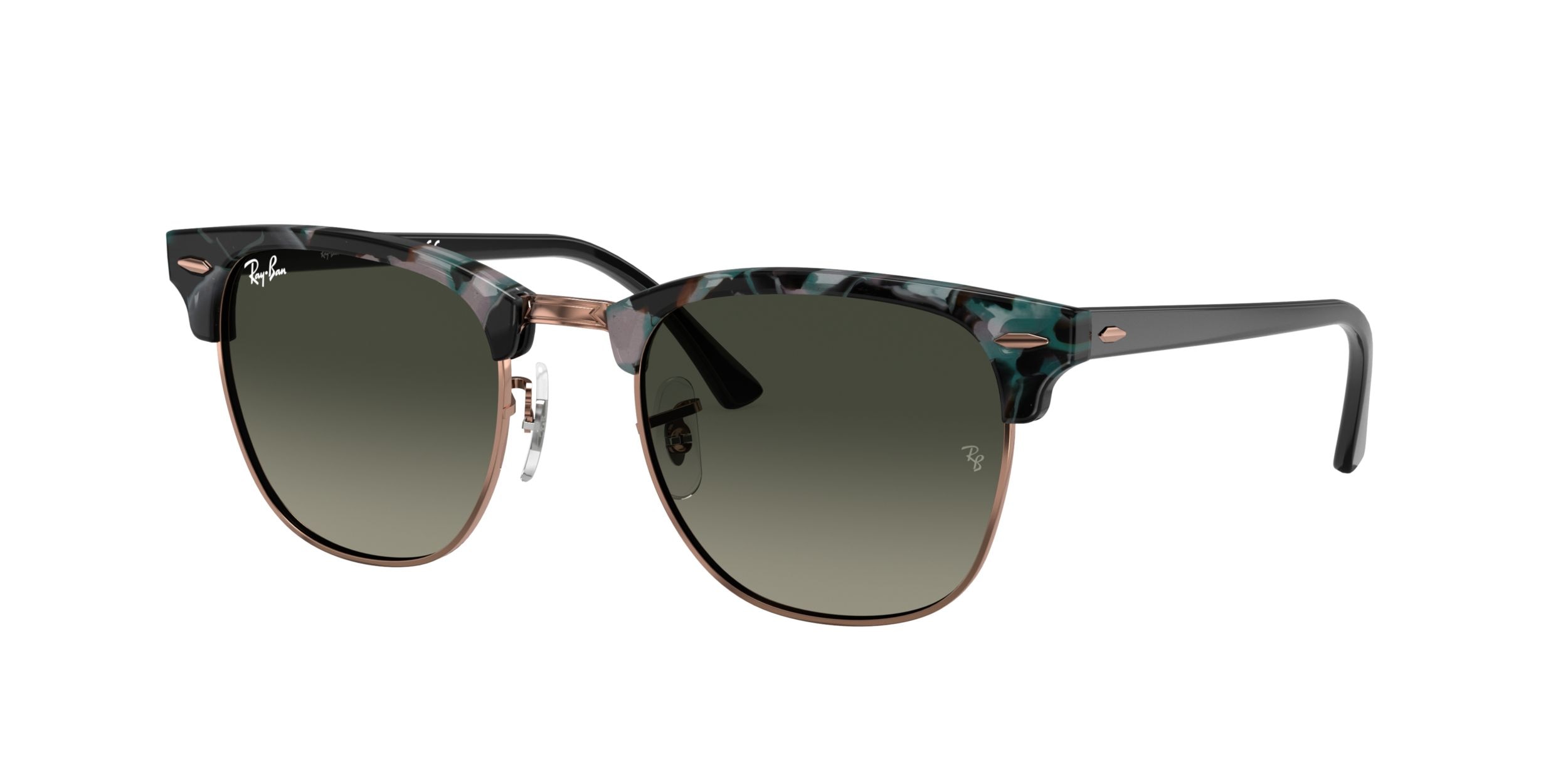 Ray Ban Unisex Clubmaster Browline Sunglasses