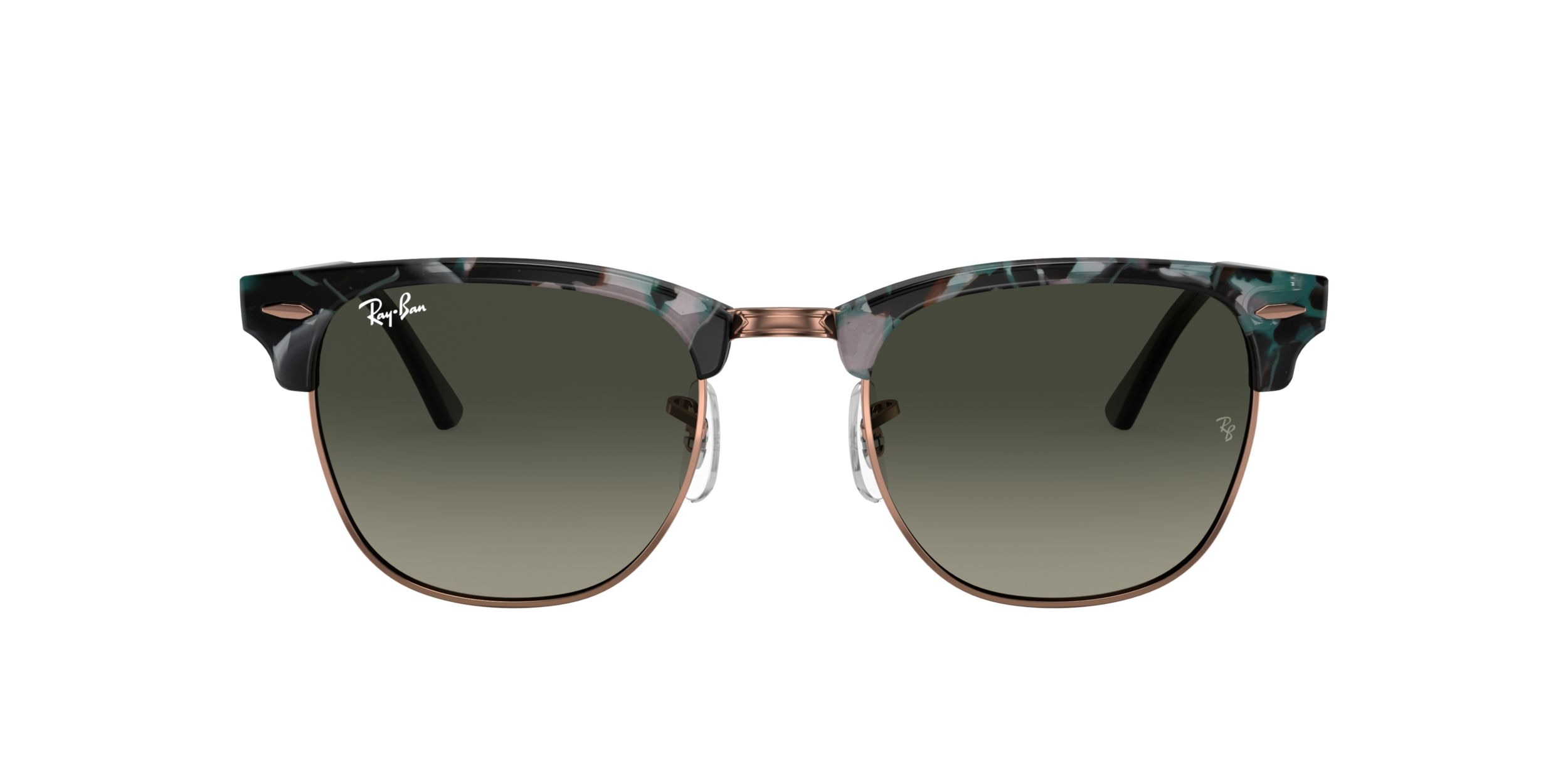 Ray Ban Unisex Clubmaster Browline Sunglasses