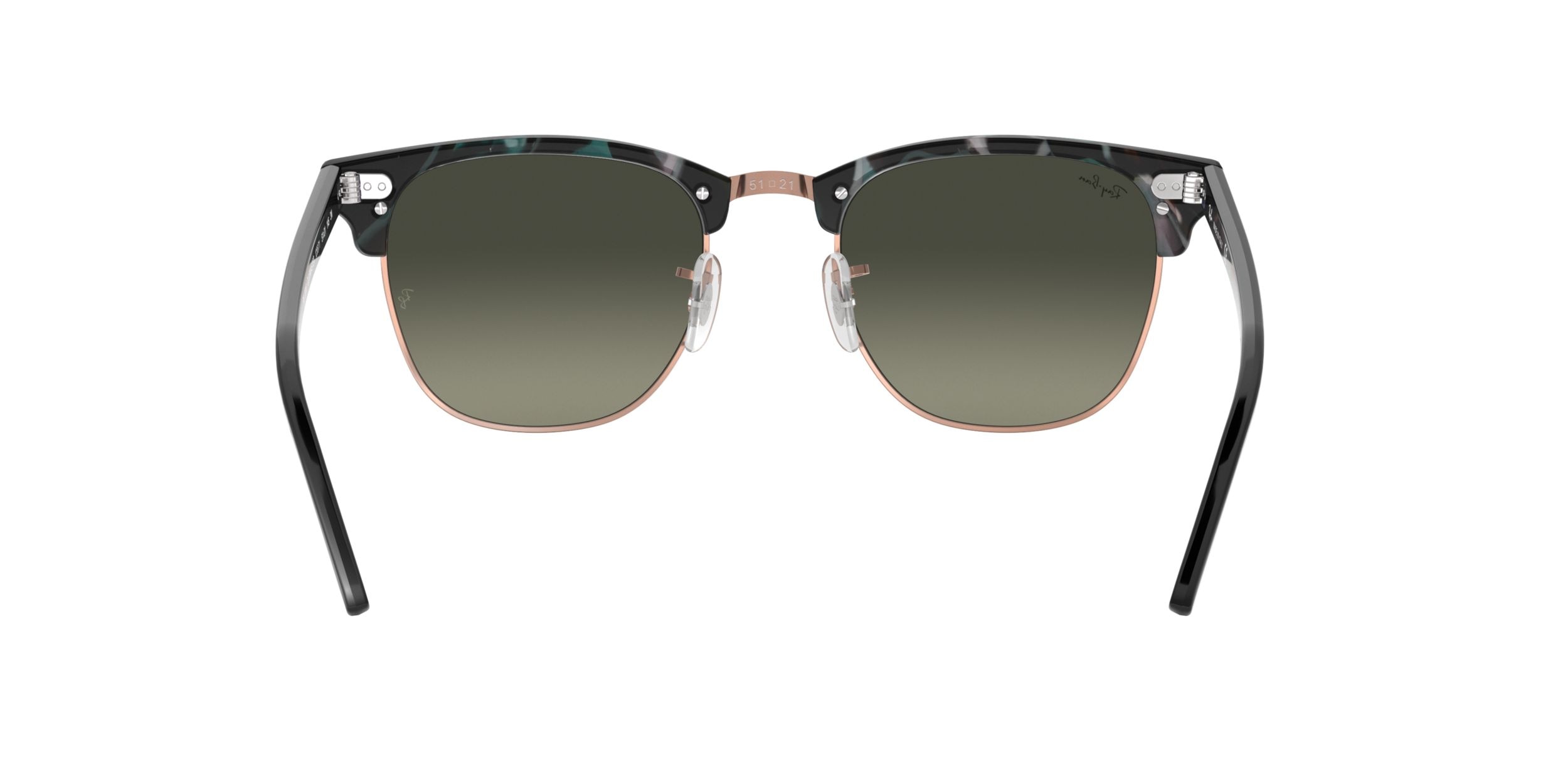 Ray Ban Unisex Clubmaster Browline Sunglasses
