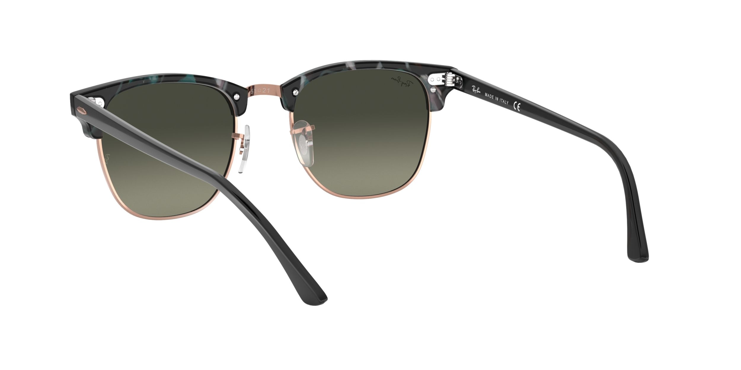 Ray Ban Unisex Clubmaster Browline Sunglasses