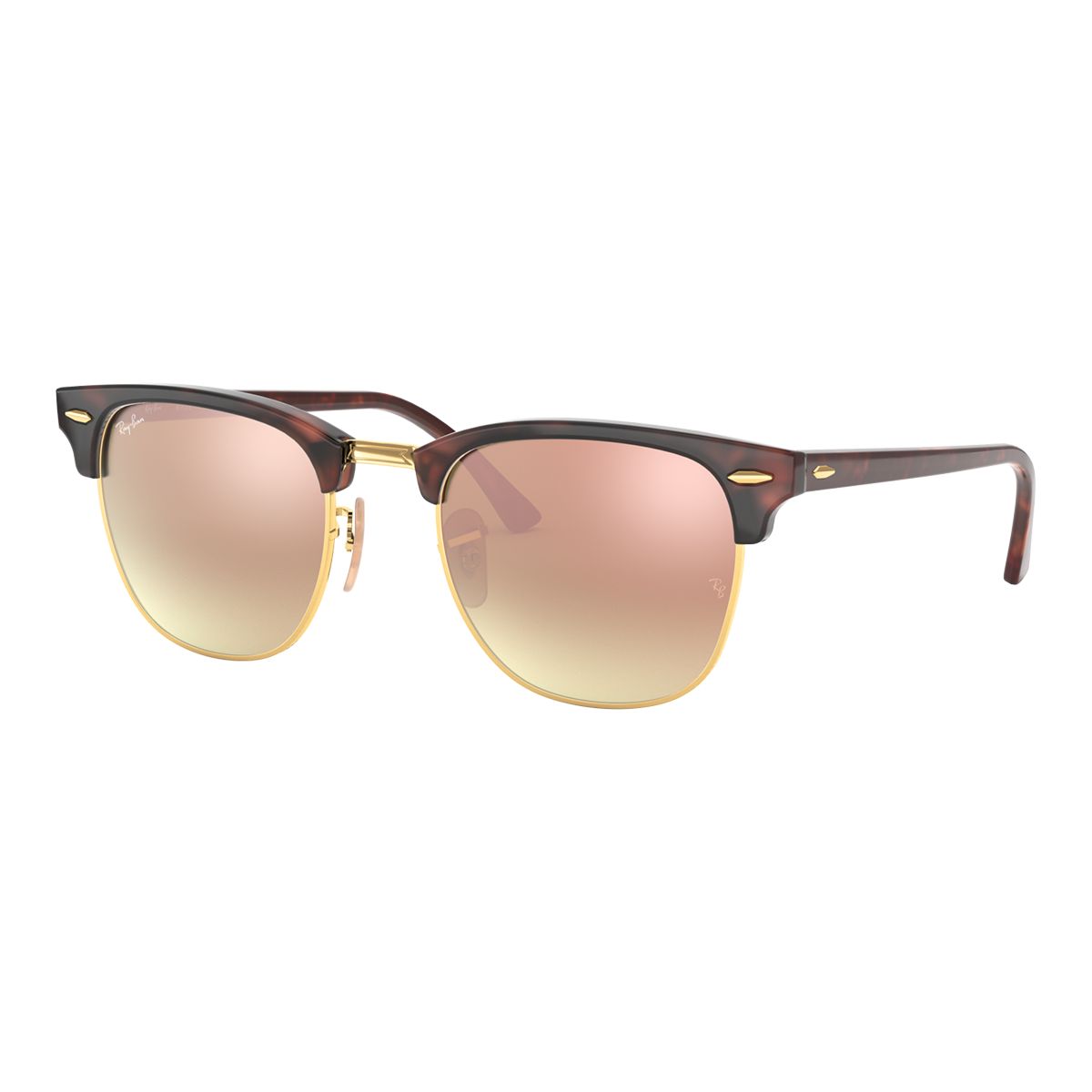 Ray Ban Unisex Clubmaster Browline Sunglasses