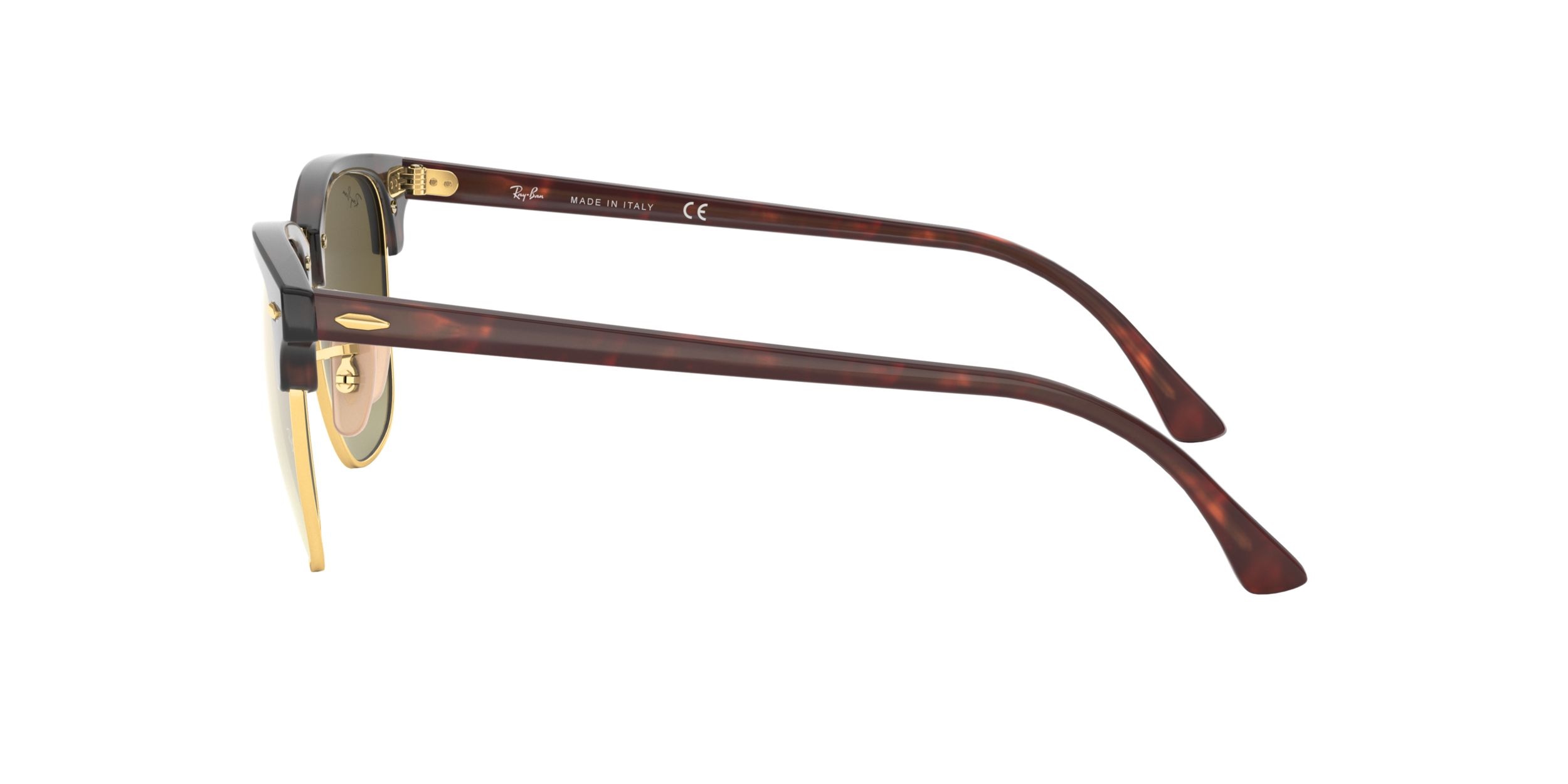 Ray Ban Unisex Clubmaster Browline Sunglasses