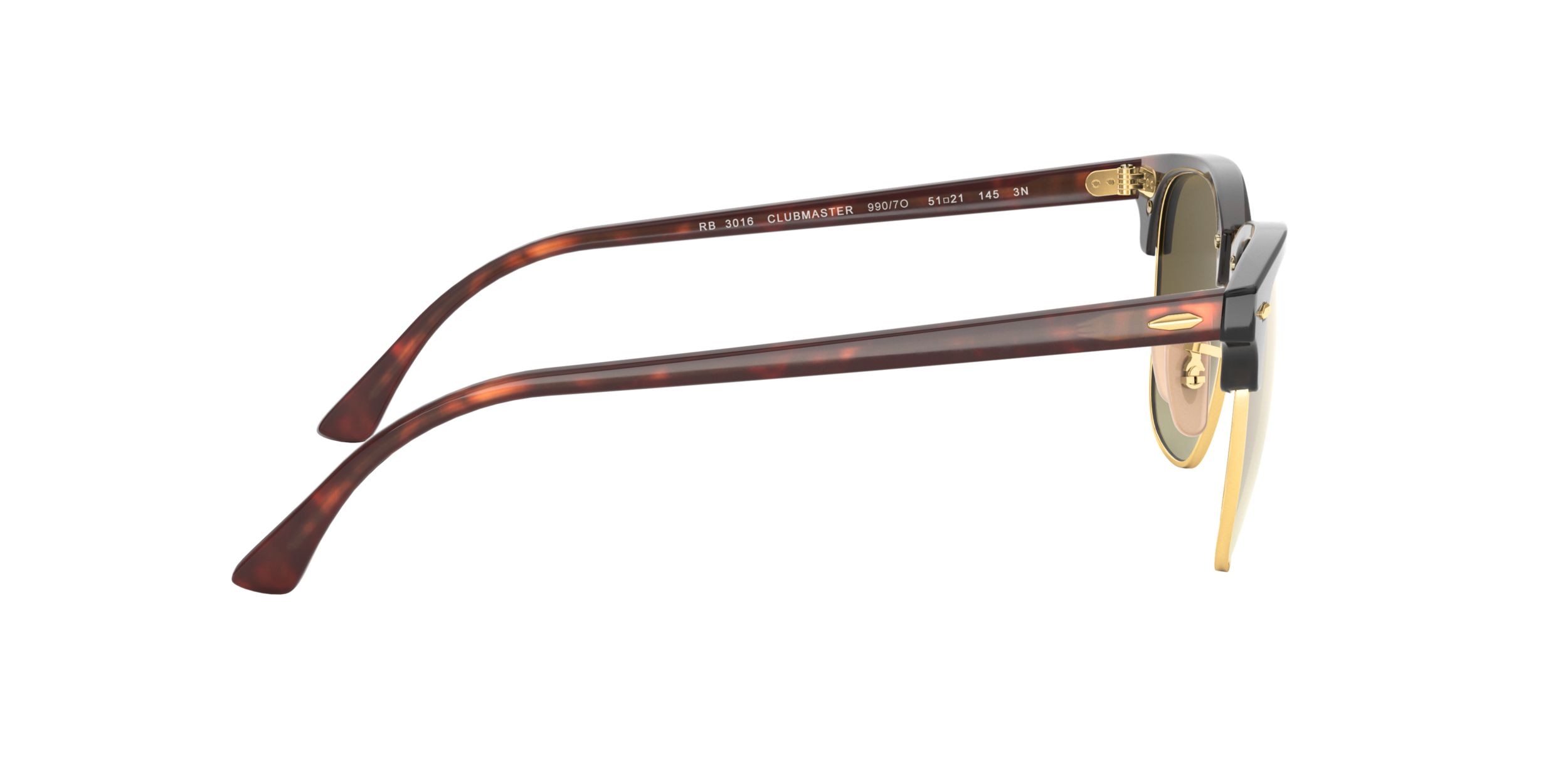 Ray Ban Unisex Clubmaster Browline Sunglasses