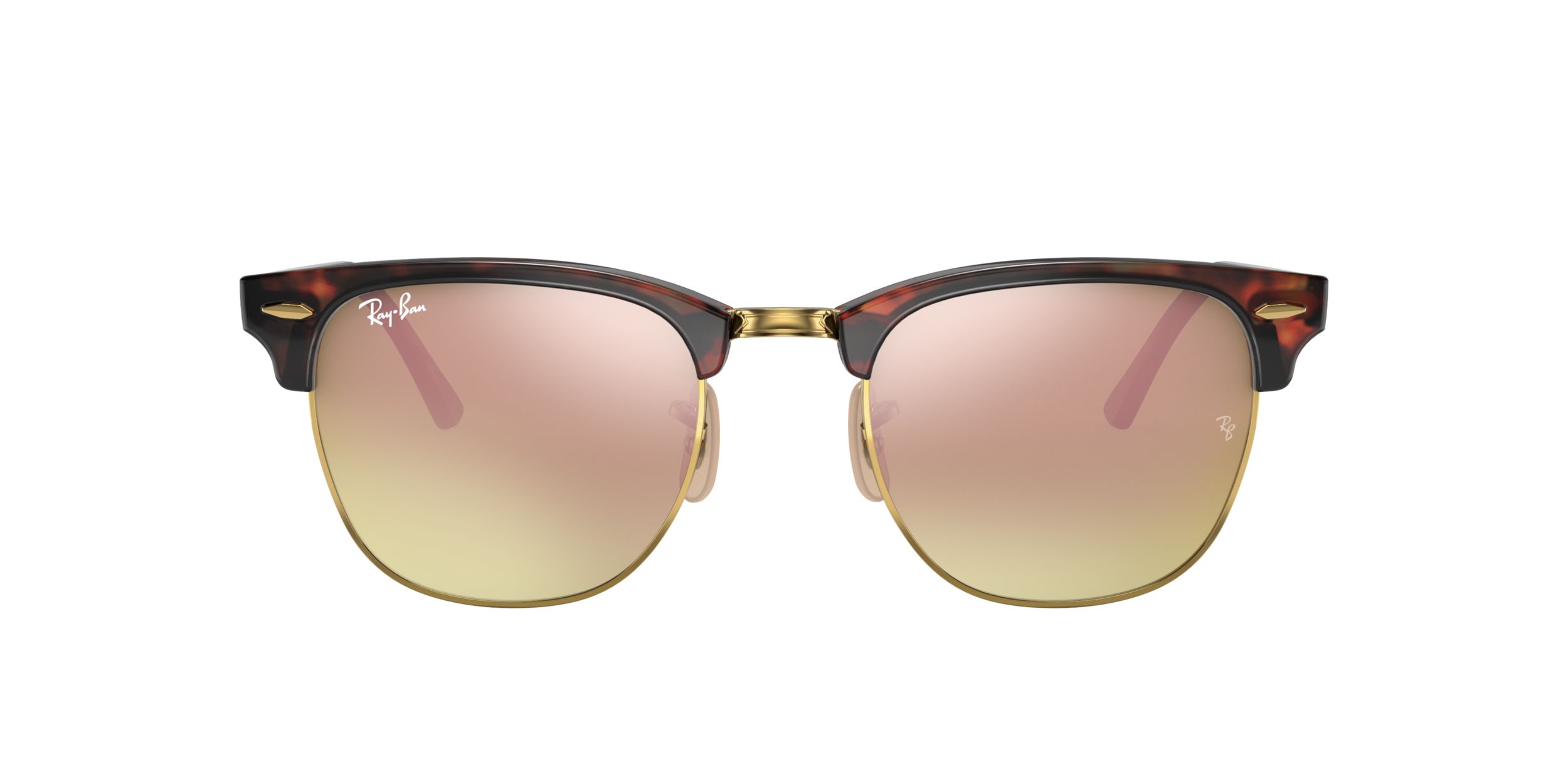 Ray Ban Unisex Clubmaster Browline Sunglasses