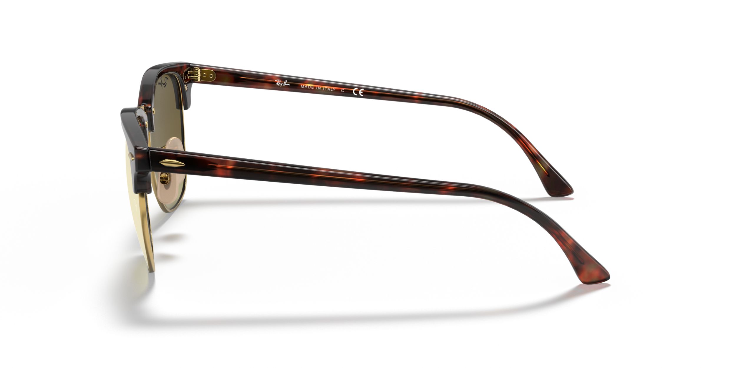 Ray Ban Unisex Clubmaster Browline Sunglasses