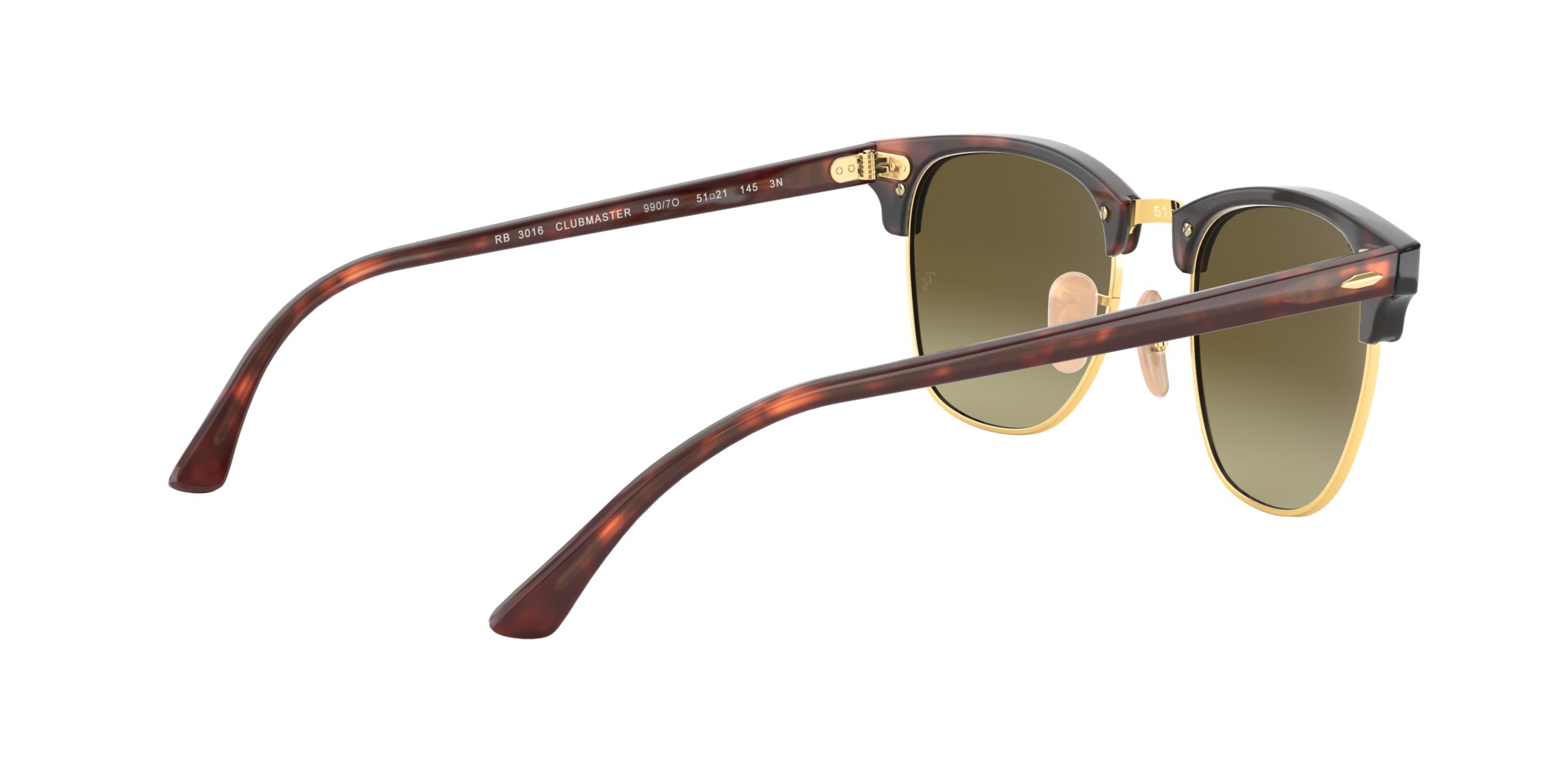 Ray Ban Unisex Clubmaster Browline Sunglasses