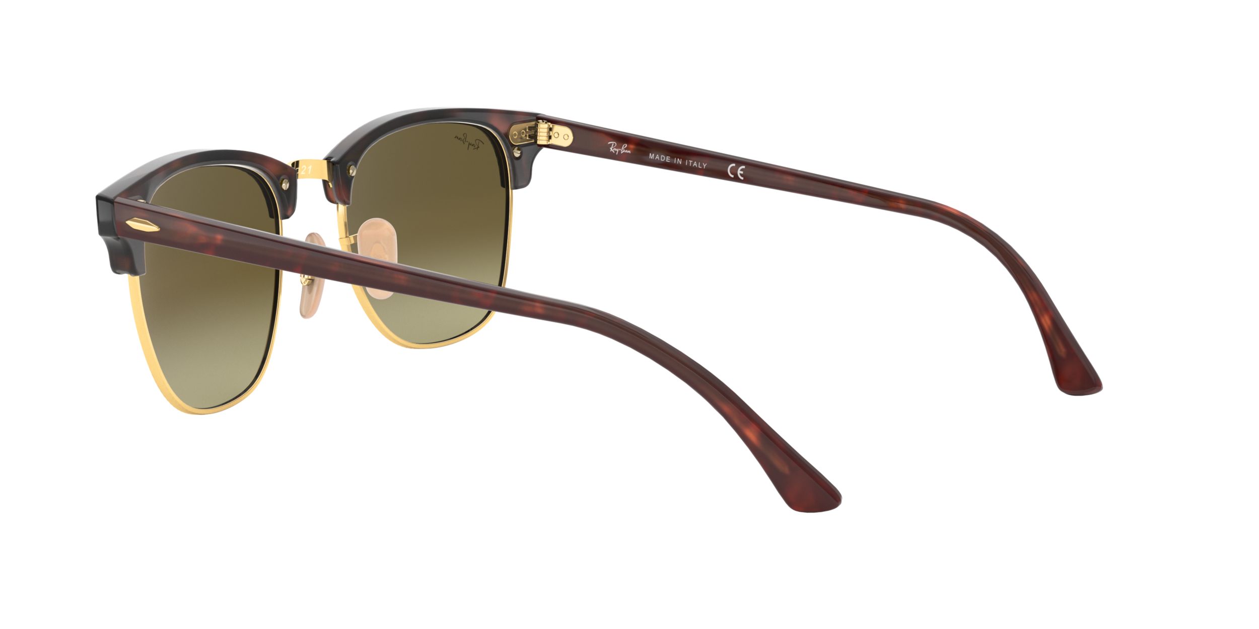 Ray Ban Unisex Clubmaster Browline Sunglasses
