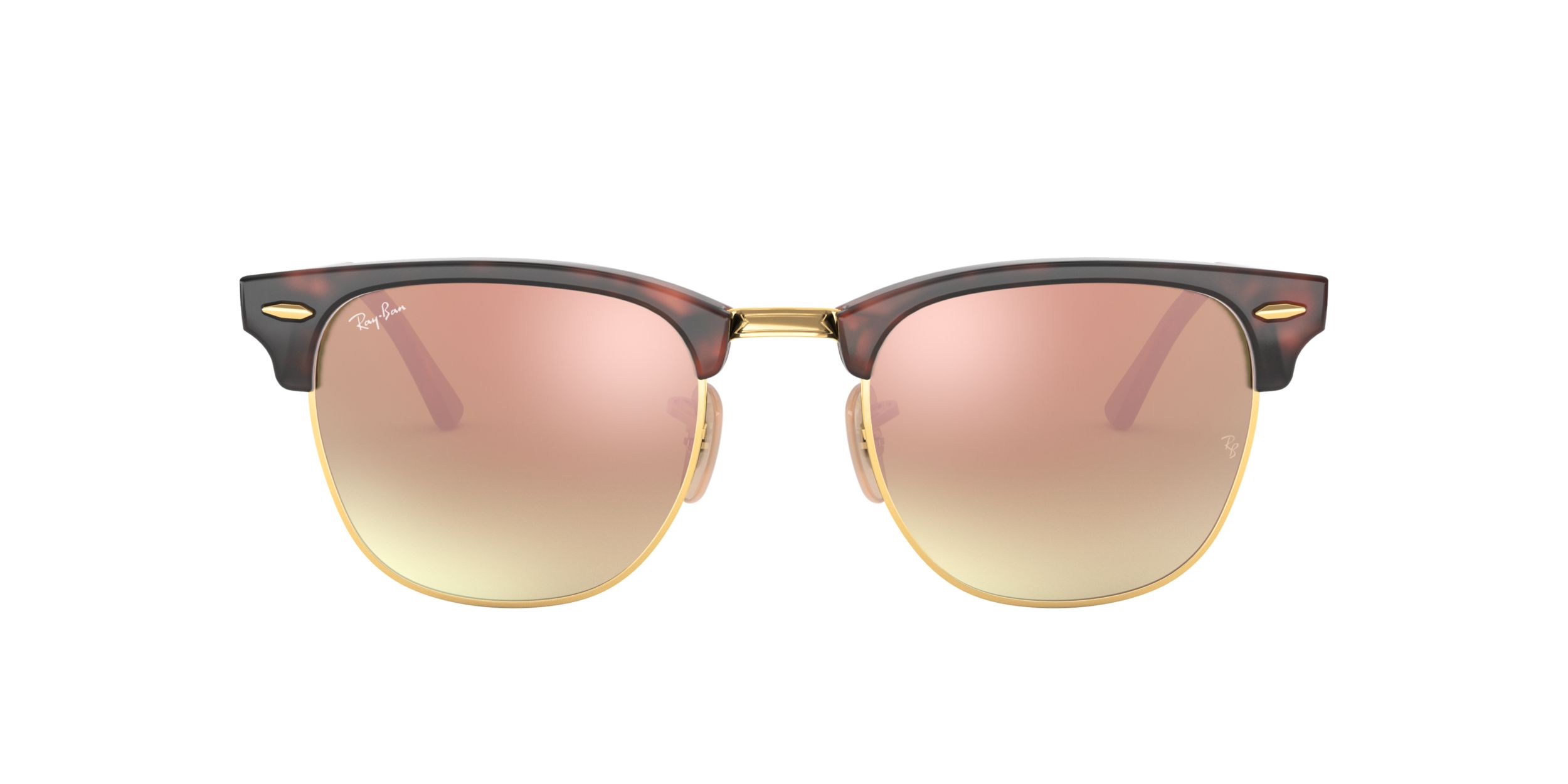 Ray Ban Unisex Clubmaster Browline Sunglasses
