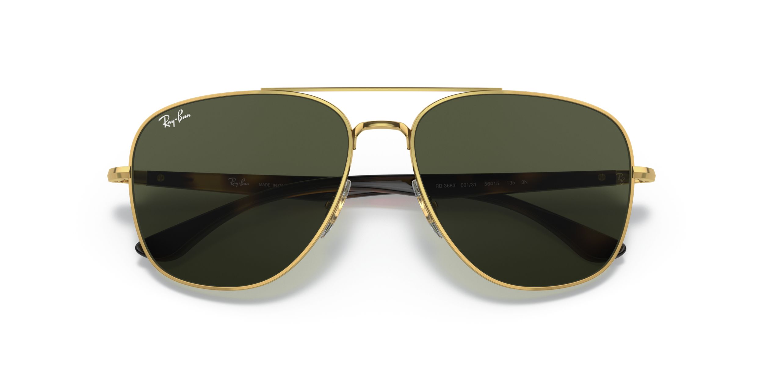 Ray Ban Unisex 3683 Aviator Sunglasses