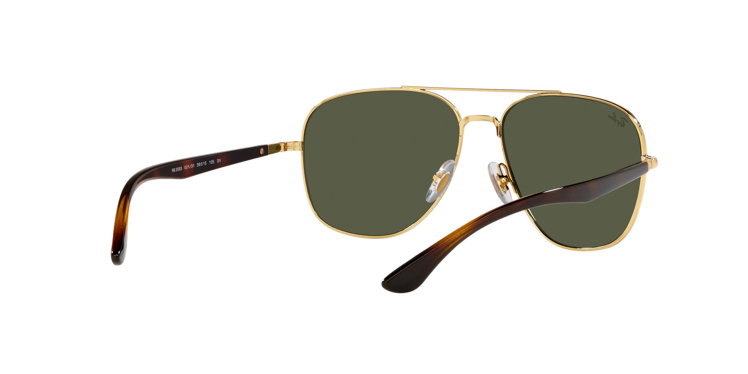 Ray Ban Unisex 3683 Aviator Sunglasses