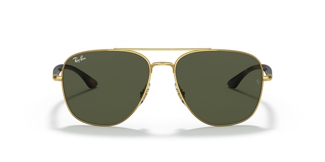 Ray Ban Unisex 3683 Aviator Sunglasses Front_Flat