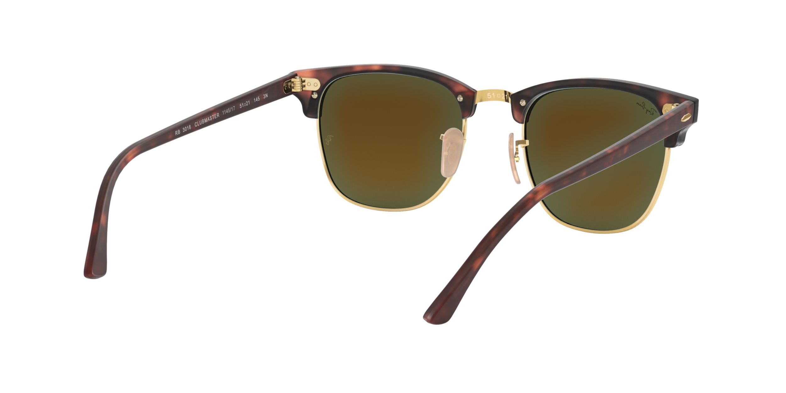 Ray Ban Unisex Clubmaster Browline Sunglasses