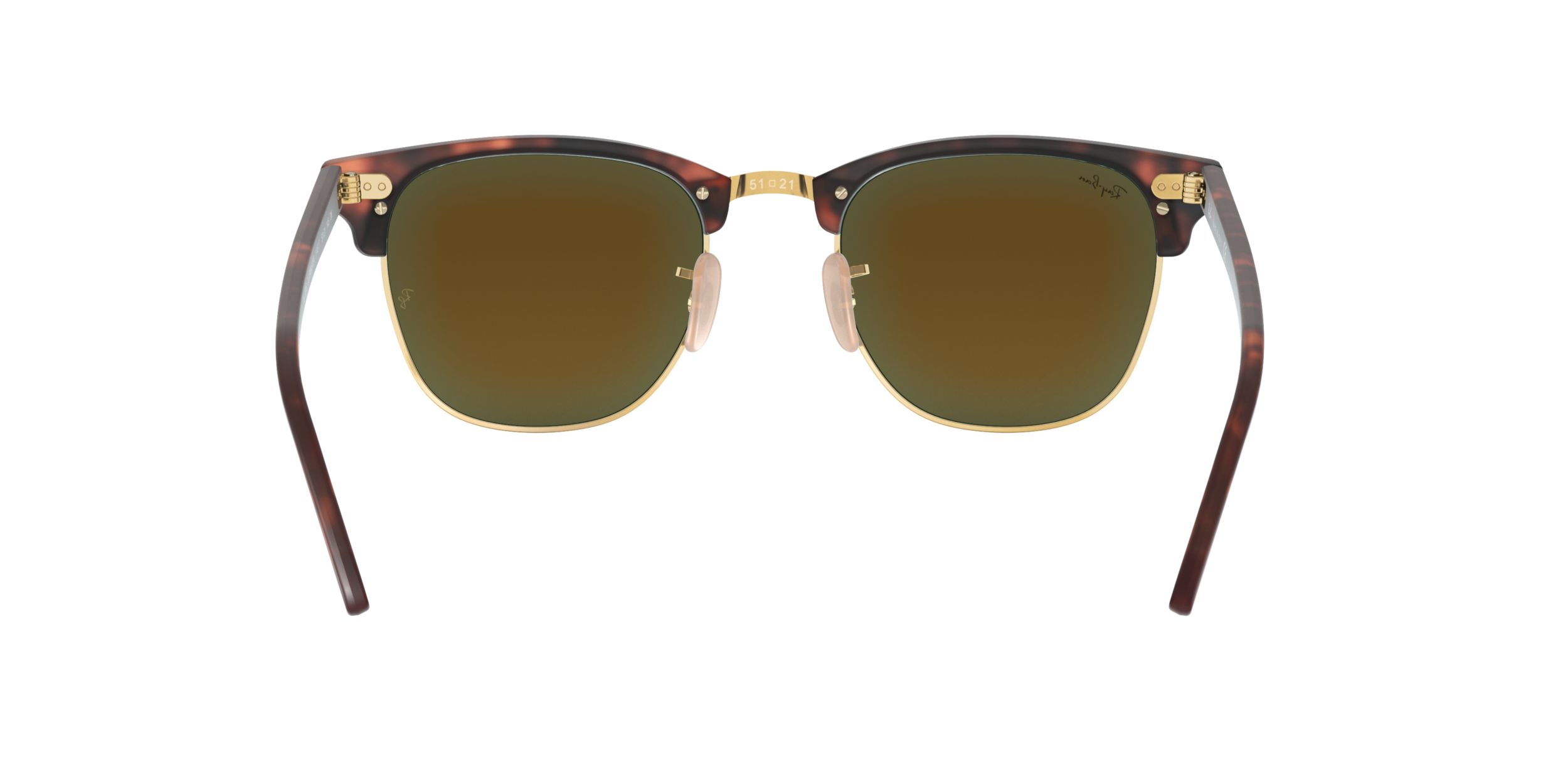 Ray Ban Unisex Clubmaster Browline Sunglasses