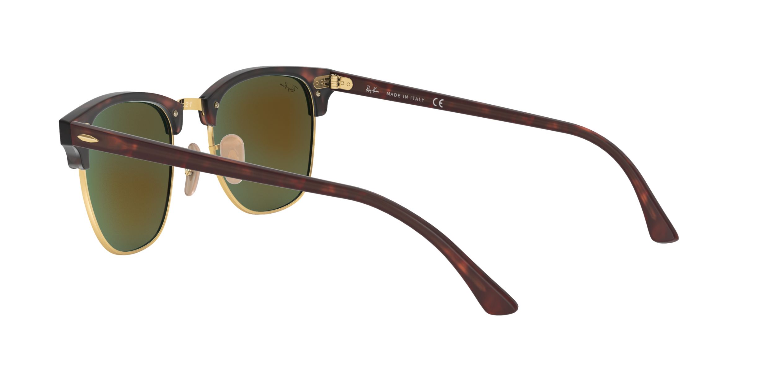 Ray Ban Unisex Clubmaster Browline Sunglasses