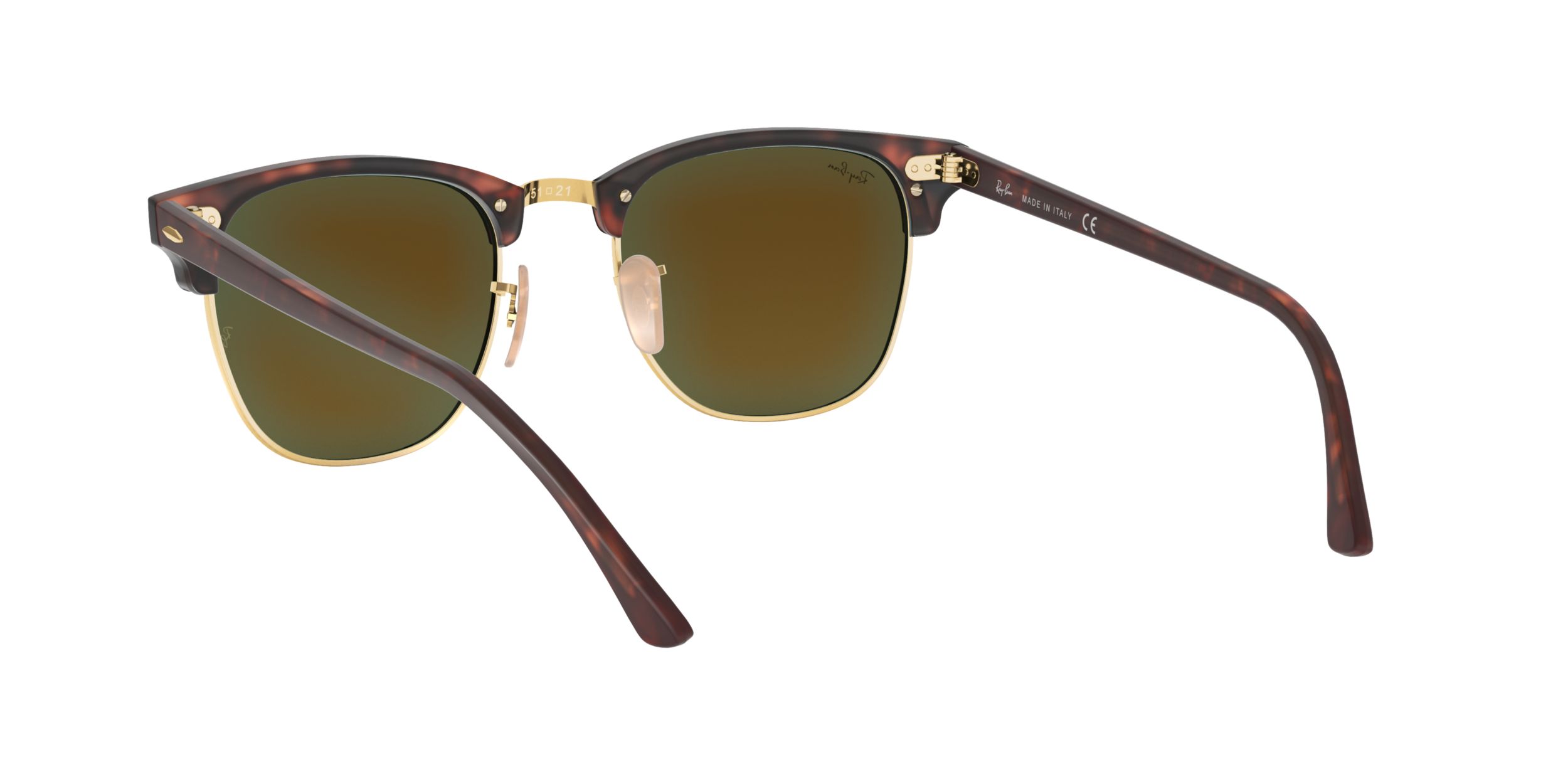 Ray Ban Unisex Clubmaster Browline Sunglasses
