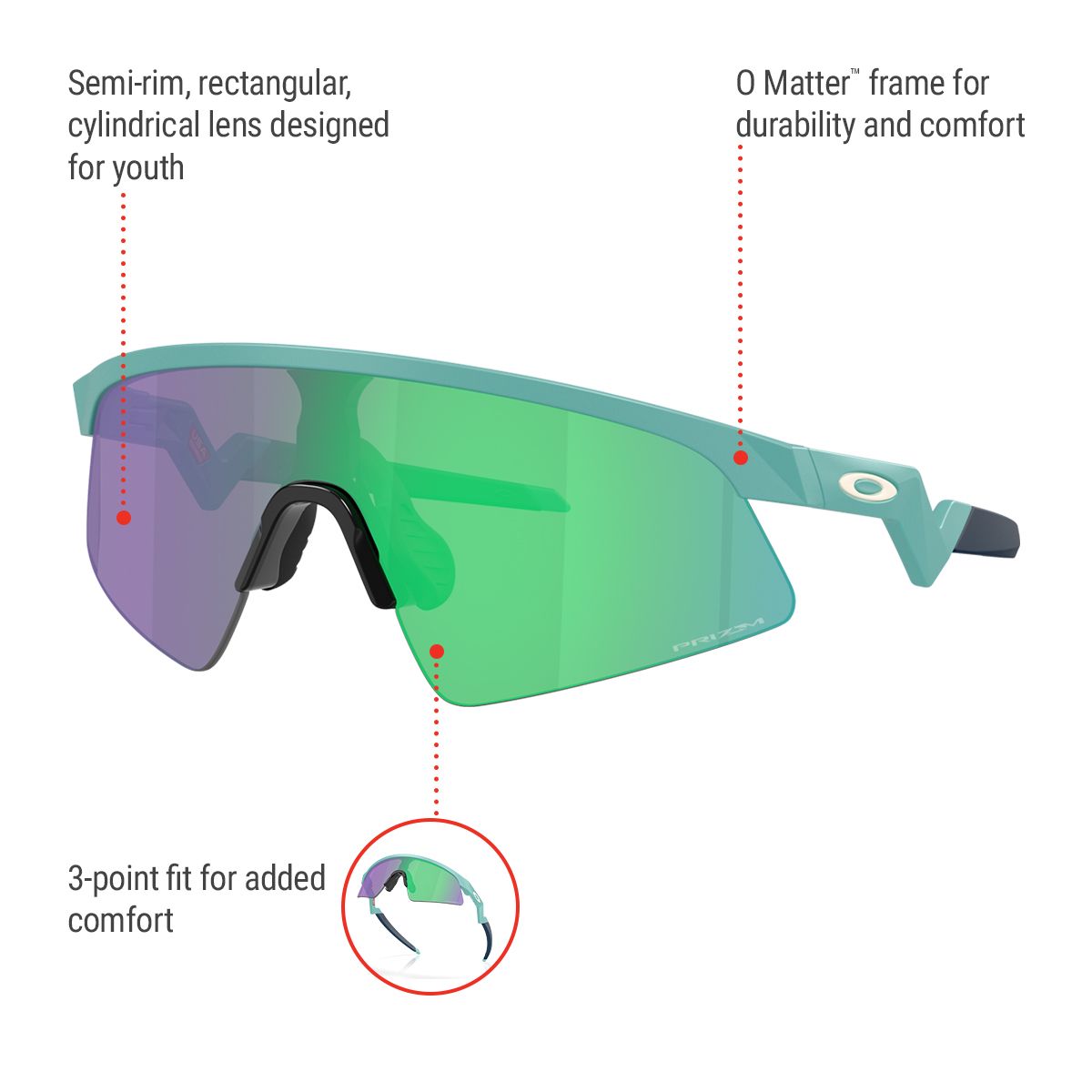 Oakley Unisex Resistor Sweep Sunglasses