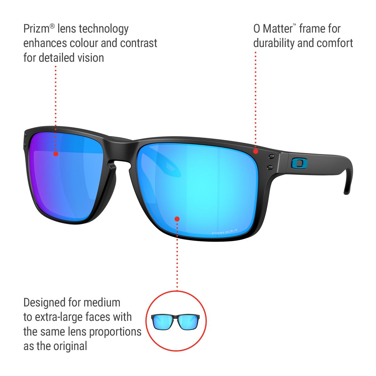 Oakley Unisex Holbrook™ XXL Sunglasses