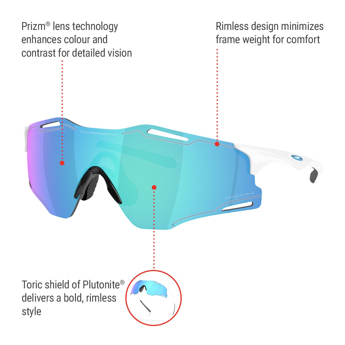 Oakley Unisex Cybr Zero Sunglasses