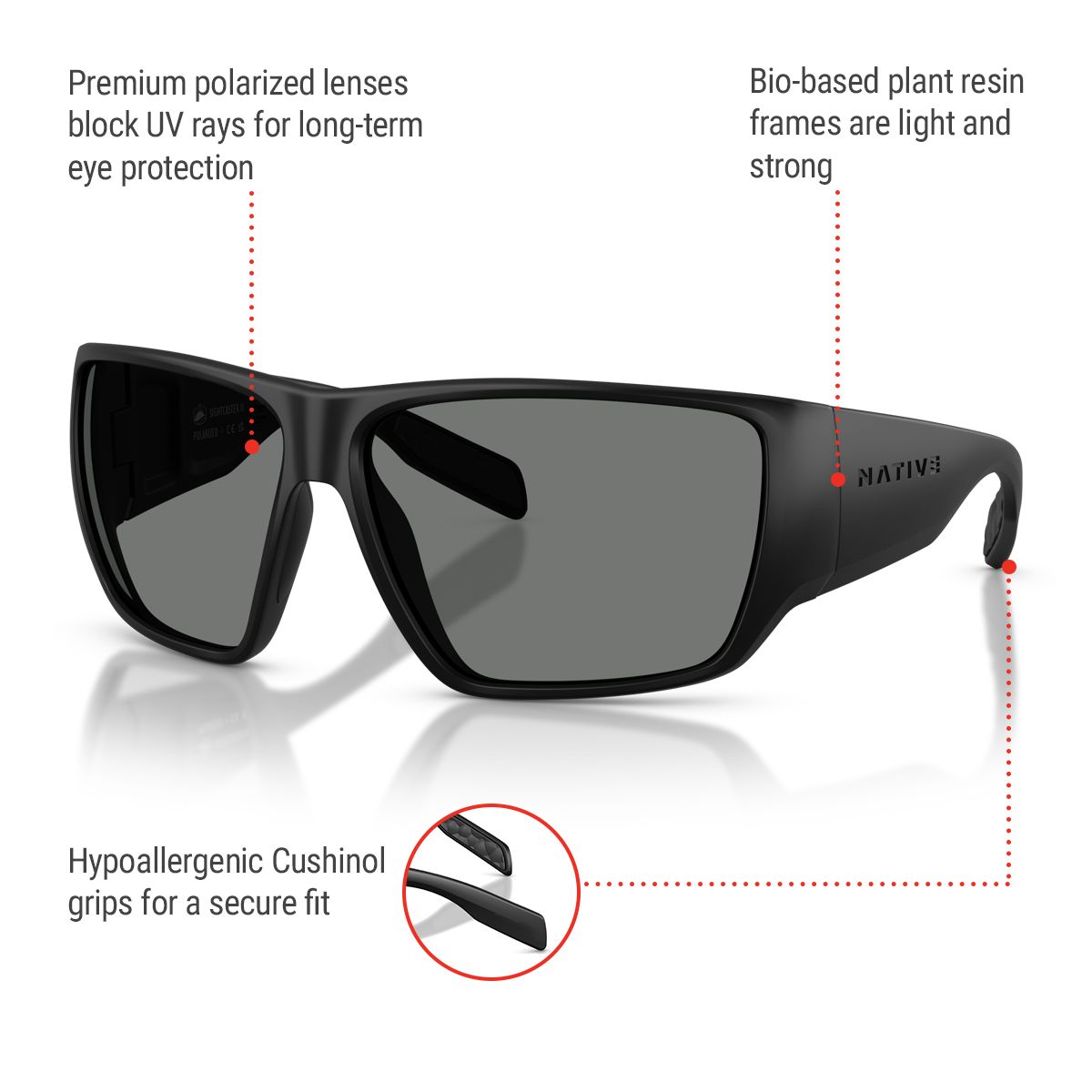 Native Unisex Sightcaster II Sunglasses