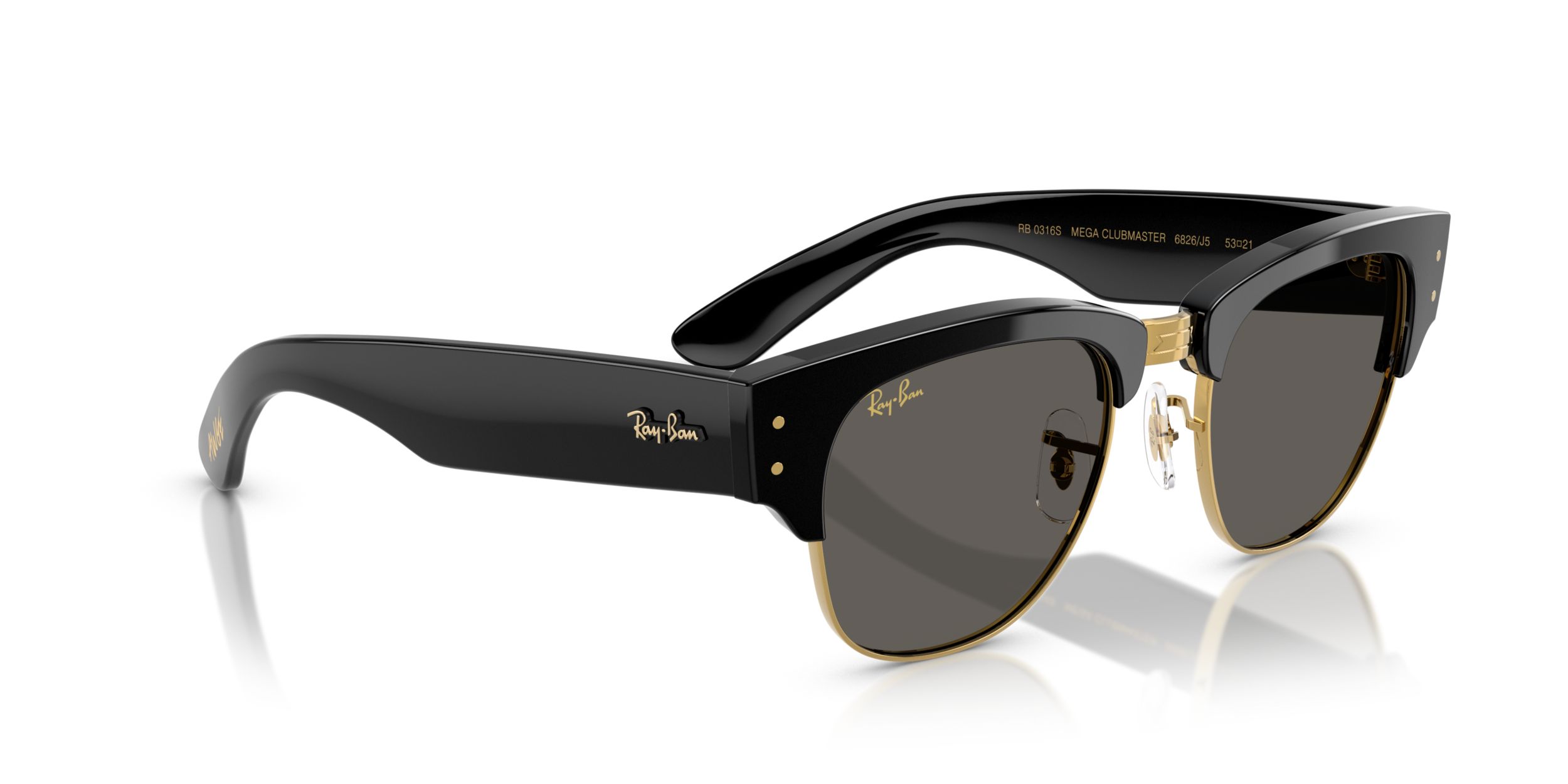 Ray-Ban Unisex Mega Clubmaster Sunglasses