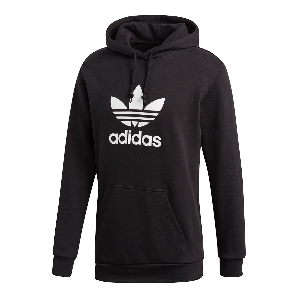 adidas Originals Men's Trefoil Warm Up Hoodie, Pullover, Cotton, Drawstring