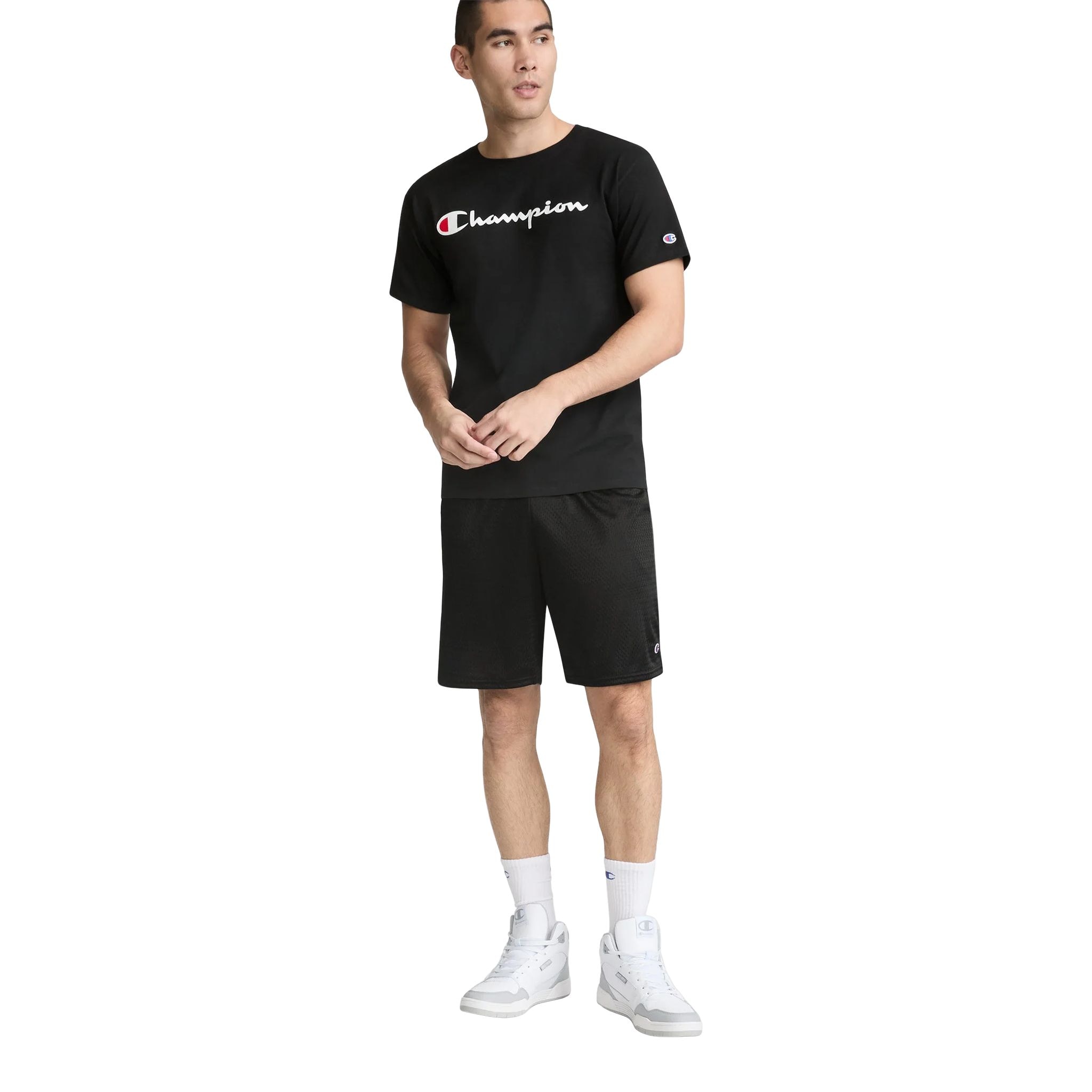 Champion Men's Classic Jersey Screen Print T-Shirt