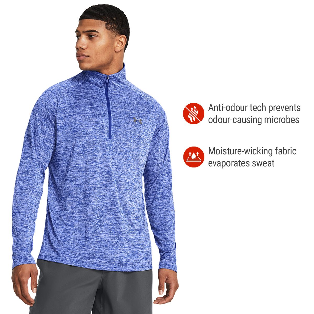 Under Armour Men's Tech Quarter Zip Long Sleeve Shirt