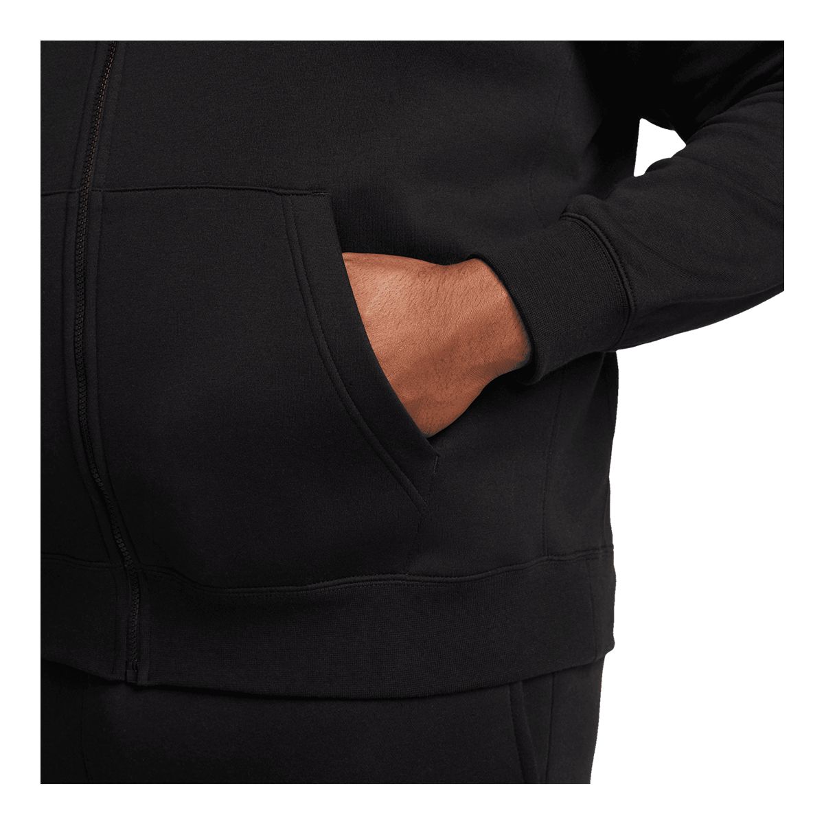 Nike Sportswear Men's Club BB Hoodie, Full Zip, Drawstring