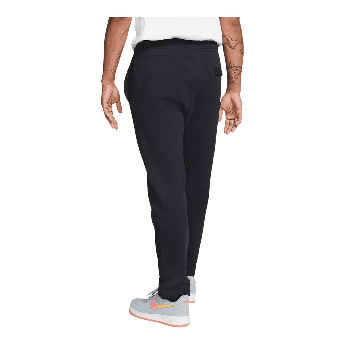 Nike club swoosh open hem jogger best sale