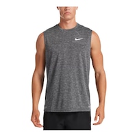 Nike Men's Heather Hydroguard Sleeveless Front_Flat