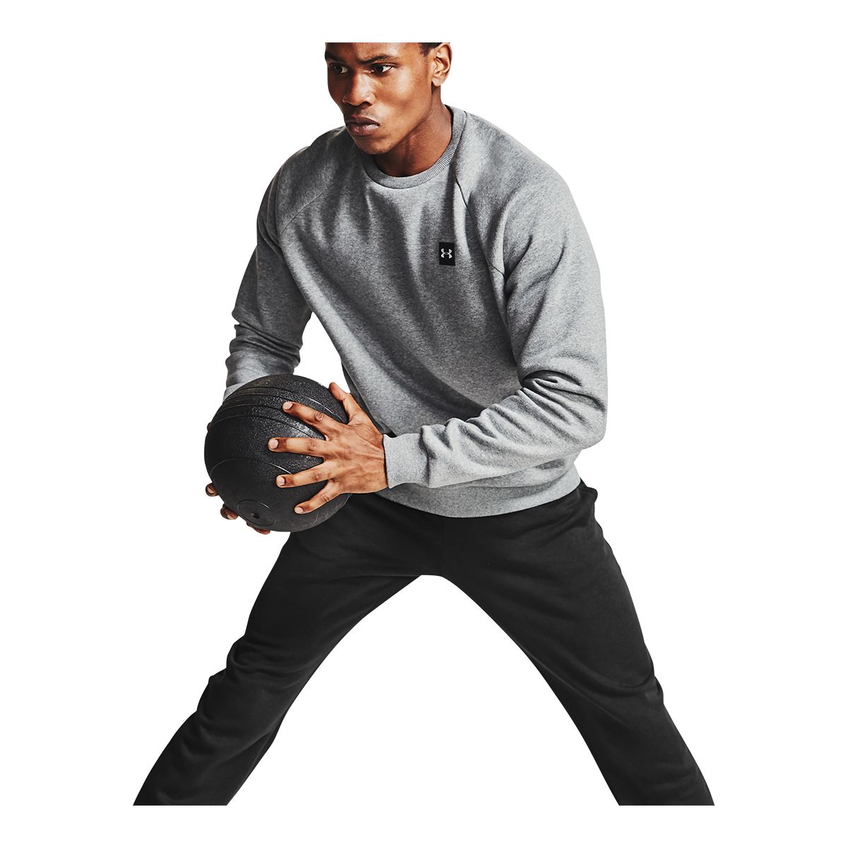 Under Armour Training Rival fleece sweatpants in gray