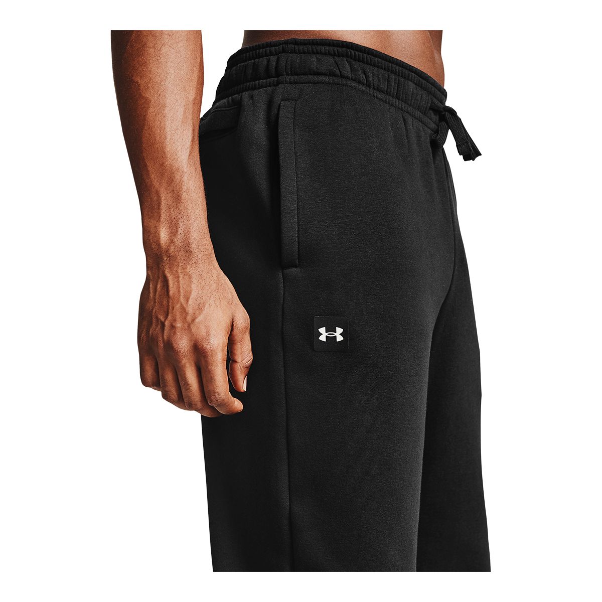 Men's ua rival fleece tracksuit best sale bottoms