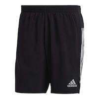 adidas Men's Own The Run 3 Stripes 7 Inch Shorts Front_Angled_Left