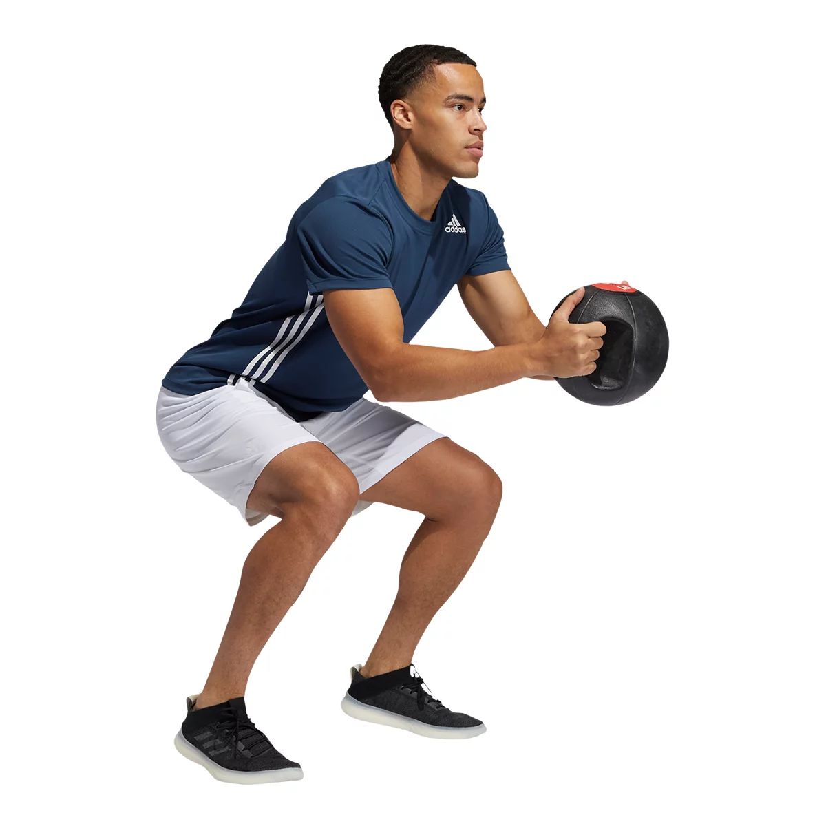 adidas Men's Aeroready 3-Stripe T Shirt