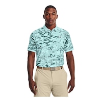 Under Armour Golf Men's Iso-Chill Penta Dot Polo T Shirt Front_Flat