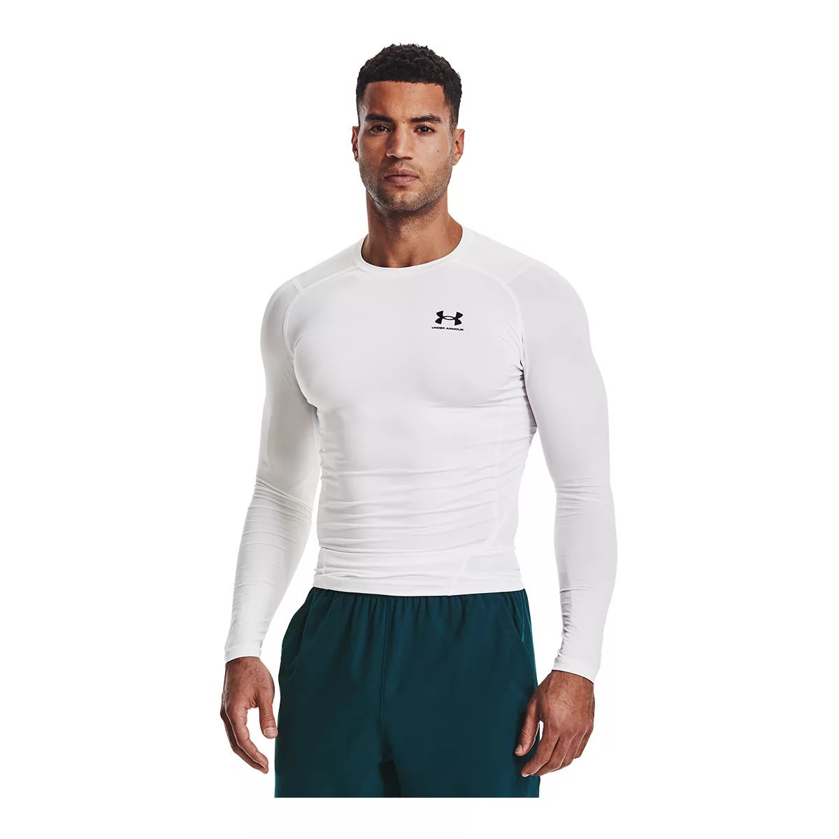 Under Armour HeatGear Armour Mens Sleeveless Compression Top - White –  Start Fitness