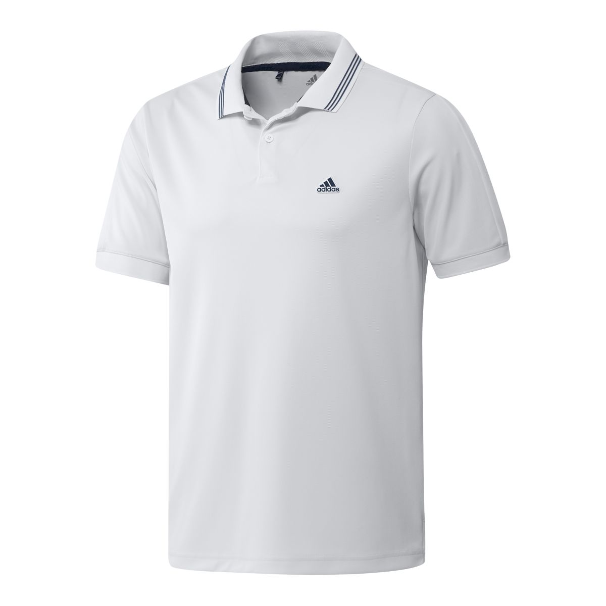 adidas Golf Men's Go-to Pique Short Sleeve Polo T Shirt, Regular Fit