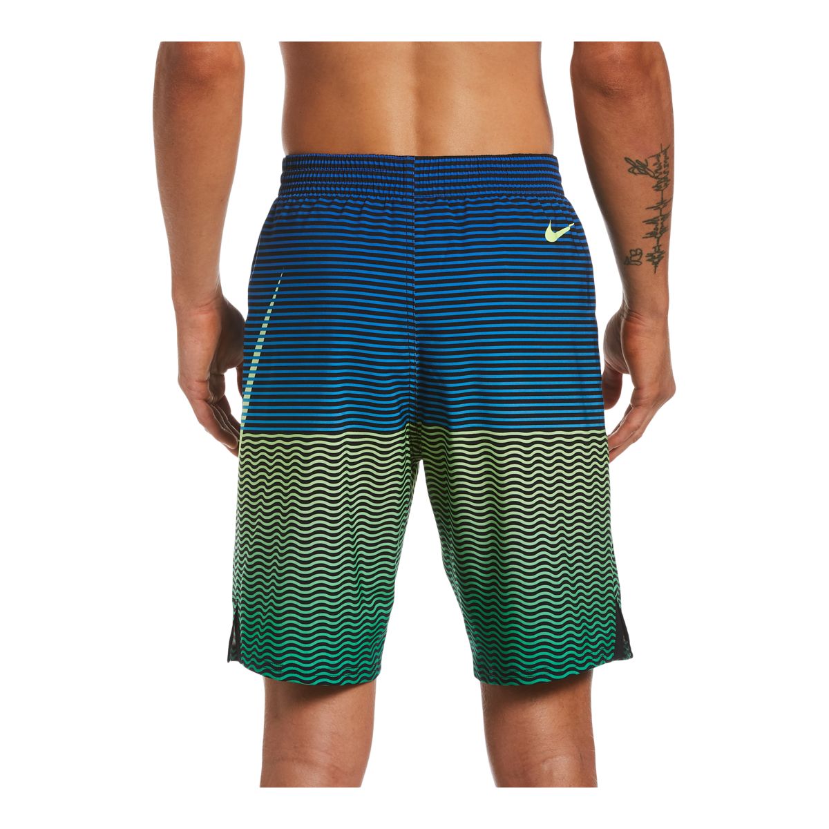 Nike Men's Horizon Stripe Vital Swim Volley Shorts, 9"