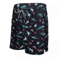 SAXX Men's Oh Buoy 7 Inch Volley Shorts Front_Angled_Left