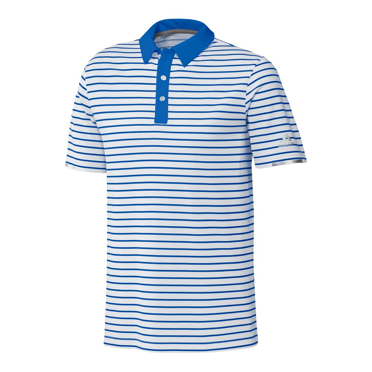 adidas Golf Men's Heat.Rdy Novel Short Sleeve Polo T Shirt, Regular Fit