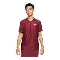 Nike Men's Dri-FIT Advantage Tennis Polo T Shirt Front_Flat
