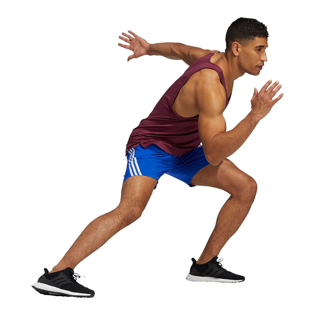 adidas Men's Aeroready Woven 3-Stripe 8” Shorts, Regular Fit, Gym, Drawstring