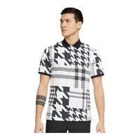 Nike Golf Men's The Nike Plaid Short Sleeve Polo T Shirt Front_Flat